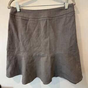 Gap Stretch Houndstooth Drop Waist Pleated Mini Skirt Professional Workwear